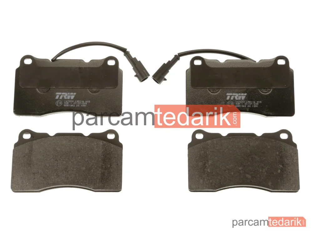 TRW GDB1363 | Fren Balatası Ön Alfa Romeo 166 2.0 V6 98-00, 2.5 V6 24V 98-06, 3.0 V6 24V 98-06, 2.4 JTD 03-07