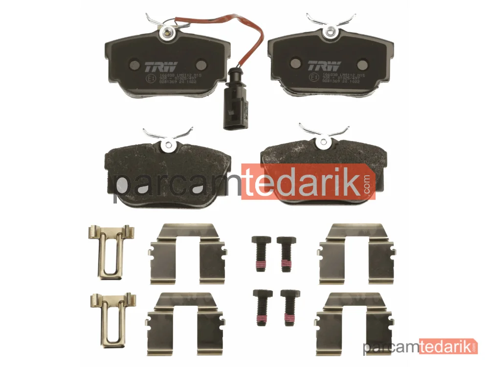 TRW GDB1369 | Fren Balatası Arka Volkswagen Transporter IV 1.8 90-92, 2.0 90-03, 2.5 90-03, 2.8 VR6 95-03, 1.9 D 90-95, 1.9 TD 92-03, 2.4 D 90-03, 2.5 TDİ 95-03