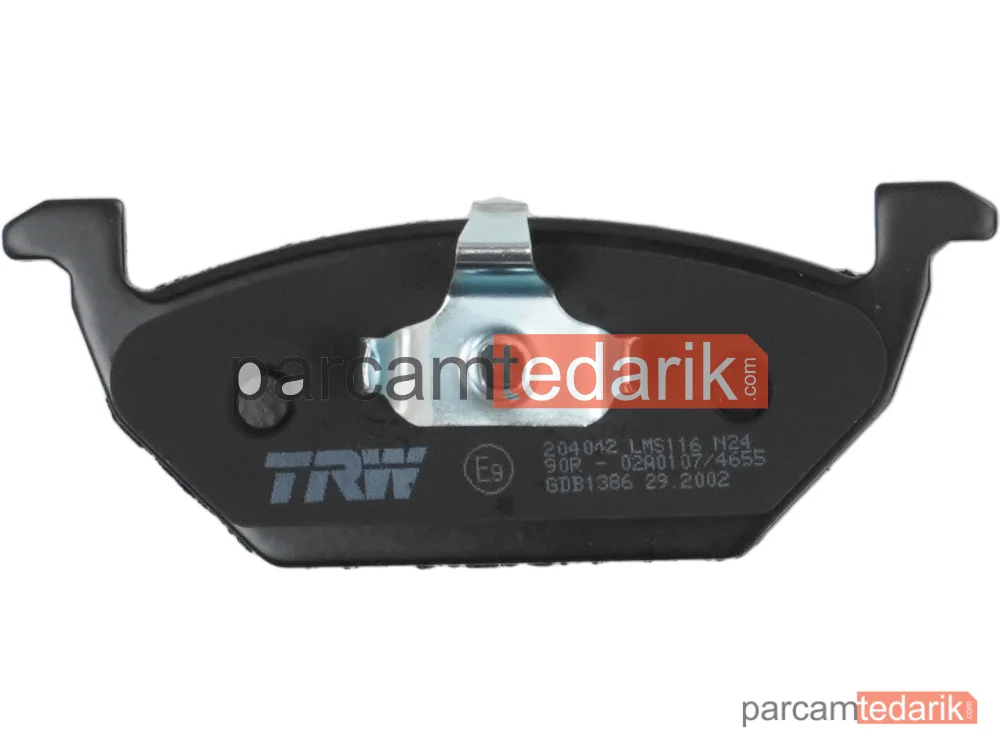 TRW GDB1386 | Ön Fren Balatası-Kablolu- (VW Golf 98-06 Polo 02-05 Audi A3 97-03 Seat Leon 00-06 Skoda Octavia 97-11)