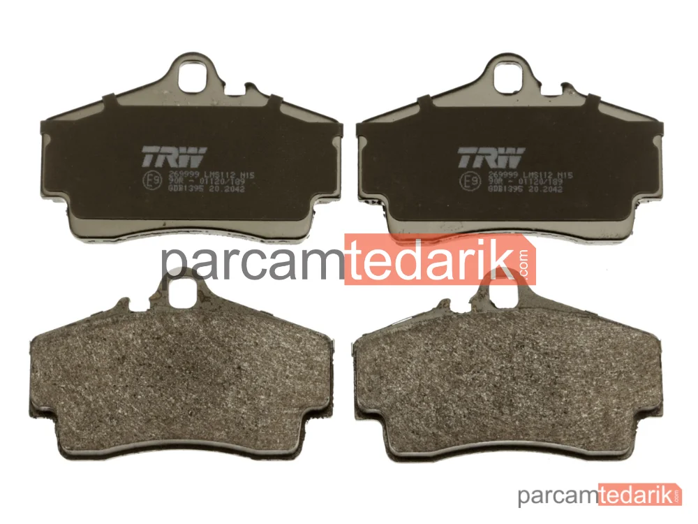 TRW GDB1395 | Fren Balatası Arka Porsche 911 3.4 Carrera 4 97-05