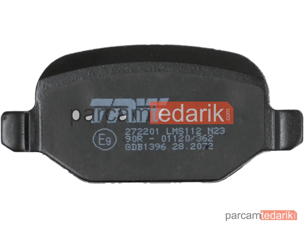 TRW GDB1396 | Fren Balatası Arka Fiat Linea 1.4 T-JET 07=>, 1.6 D Multijet 09=>