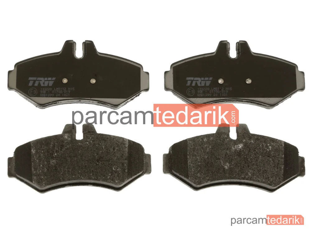 TRW GDB1399 | Fren Balatası Arka Mercedes-Benz G Serisi G 290 TD 97=>, G 280 CDİ 09=>, G 300 CDİ 10=>, G 36 AMG 95-98, G 500 08=>, G 55 AMG 99 =>, Sprinter 214 95-06, 208-211-213-216 CDİ 00-06, 210 D 97-00, 212 D 95-00, Volkswagen LT 28-35 II 2.3 96-06, 2.5 SDİ 96-06, 2.5 TDİ 96-06