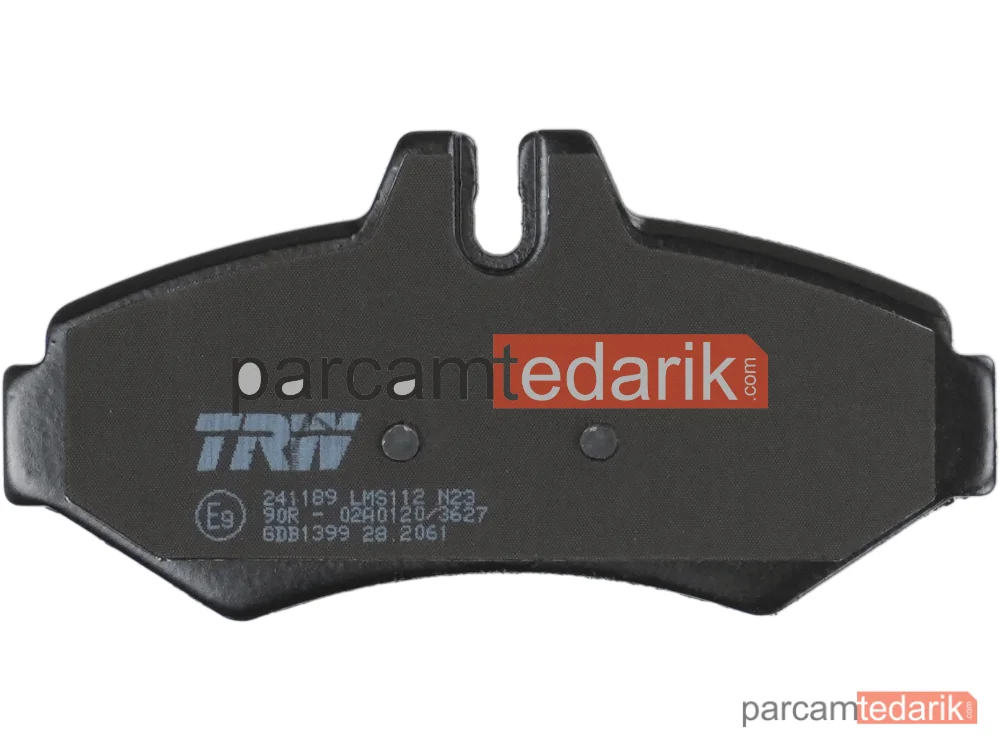 TRW GDB1399 | Fren Balatası Arka Mercedes-Benz G Serisi G 290 TD 97=>, G 280 CDİ 09=>, G 300 CDİ 10=>, G 36 AMG 95-98, G 500 08=>, G 55 AMG 99 =>, Sprinter 214 95-06, 208-211-213-216 CDİ 00-06, 210 D 97-00, 212 D 95-00, Volkswagen LT 28-35 II 2.3 96-06, 2.5 SDİ 96-06, 2.5 TDİ 96-06