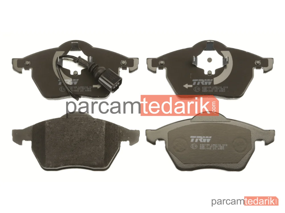 TRW GDB1403 | Ön Fren Balatası-Kablolu (VW Golf 98-06 Polo 05-10 Audi A3 97-03 Seat Leon 00-06)