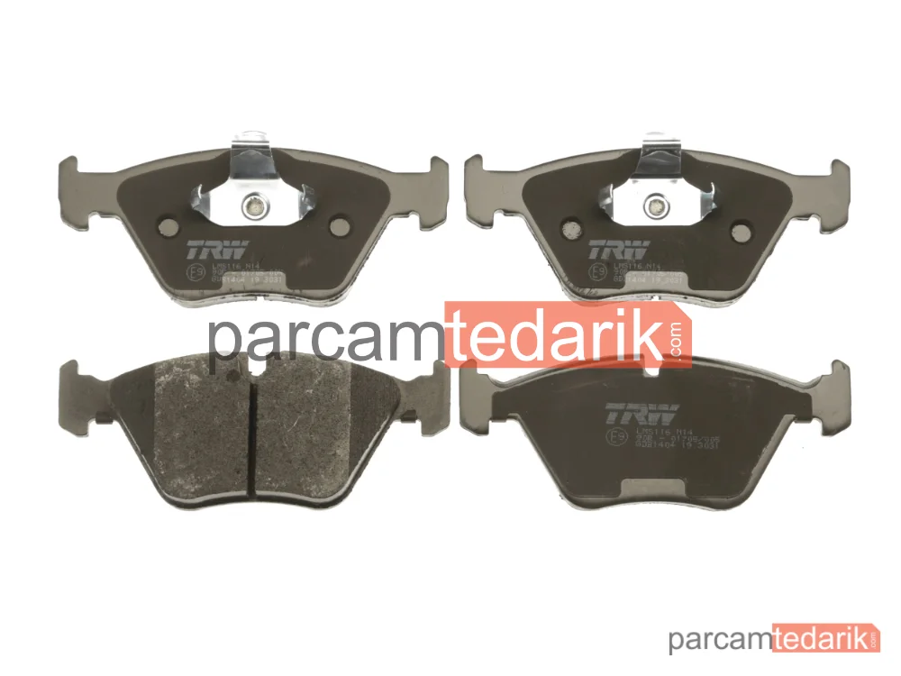 TRW GDB1404 | Fren Balatası Ön BMW 5 520 İ 96-03, 523 İ 95-00, 528 İ 95-00, 525 TDS 96-03