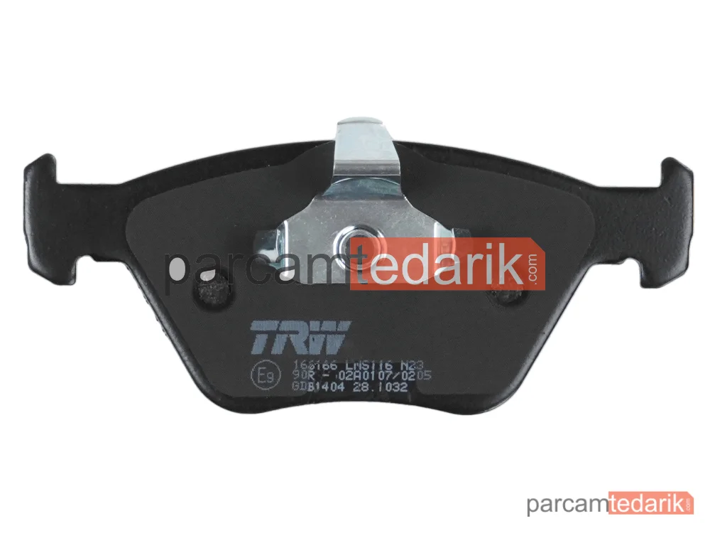 TRW GDB1404 | Fren Balatası Ön BMW 5 520 İ 96-03, 523 İ 95-00, 528 İ 95-00, 525 TDS 96-03