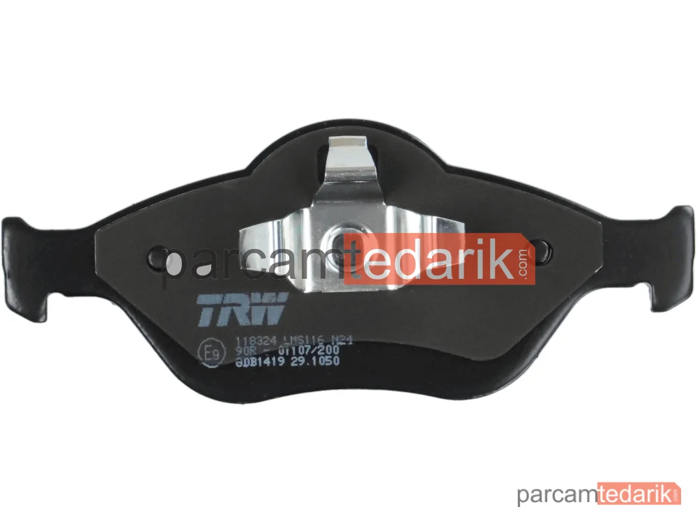 TRW GDB1419 | Ön Fren Disk Balata (Ford Fiesta 1996-2008)