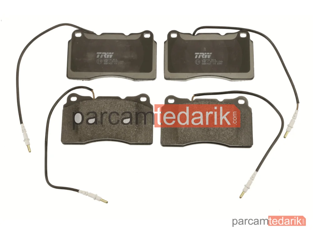 TRW GDB1431 | Fren Balatası Ön Citroen C8 3.0 V6 02=>
