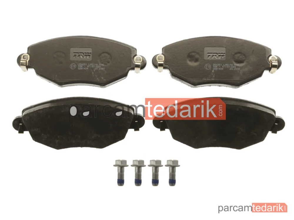 TRW GDB1434 | Fren Balatası Ön Ford Mondeo III 1.8-2.0 16V 00-07, 2.5 V6 24V 00-07, 3.0 V6 24V 04-07, 2.0 TDCİ 01-07, 2.2 TDCİ 04-07