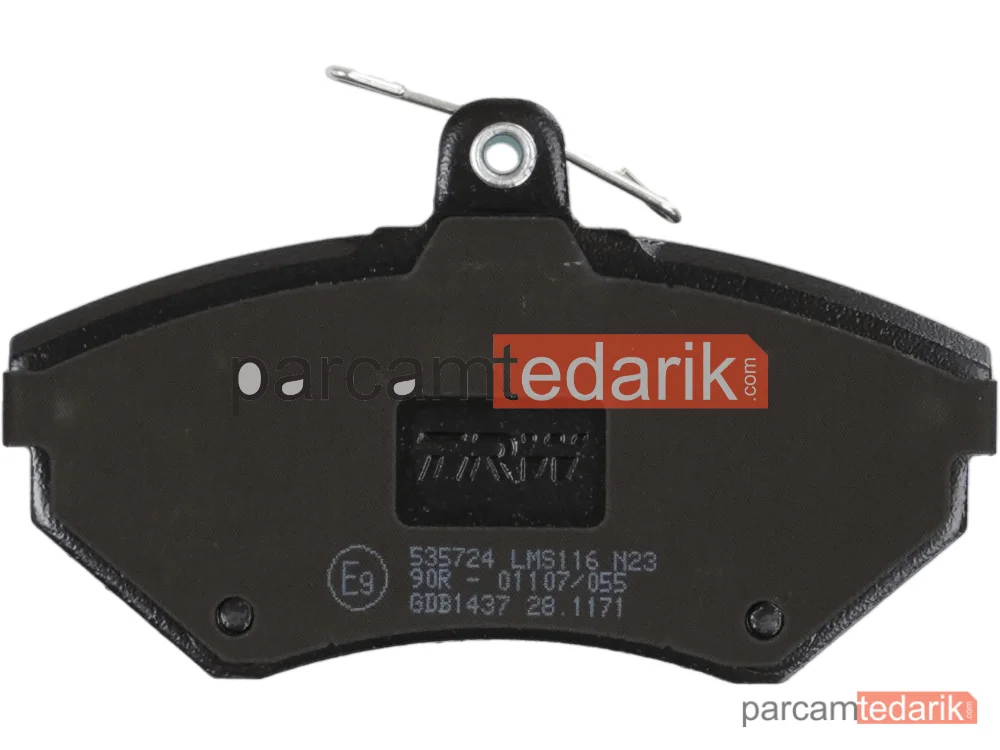 TRW GDB1437 | Ön Fren Balatası-Kulaksiz 16MM VW Seat