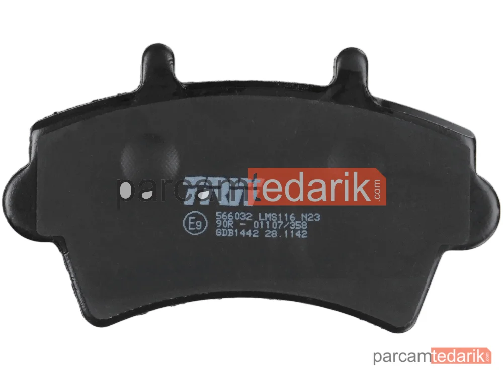 TRW GDB1442 | Fren Balatası Ön Renault Master II 1.9 DCİ 01=>, 2.2 DCİ 00=>, 2.5 DCİ 01=>, 3.0 DCİ 03=>