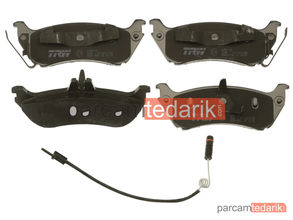 TRW GDB1456 | Fren Balatası Arka Mercedes-Benz M Serisi ML 230-430 98-05, ML 320 98-02, ML 270 CDİ 99-05