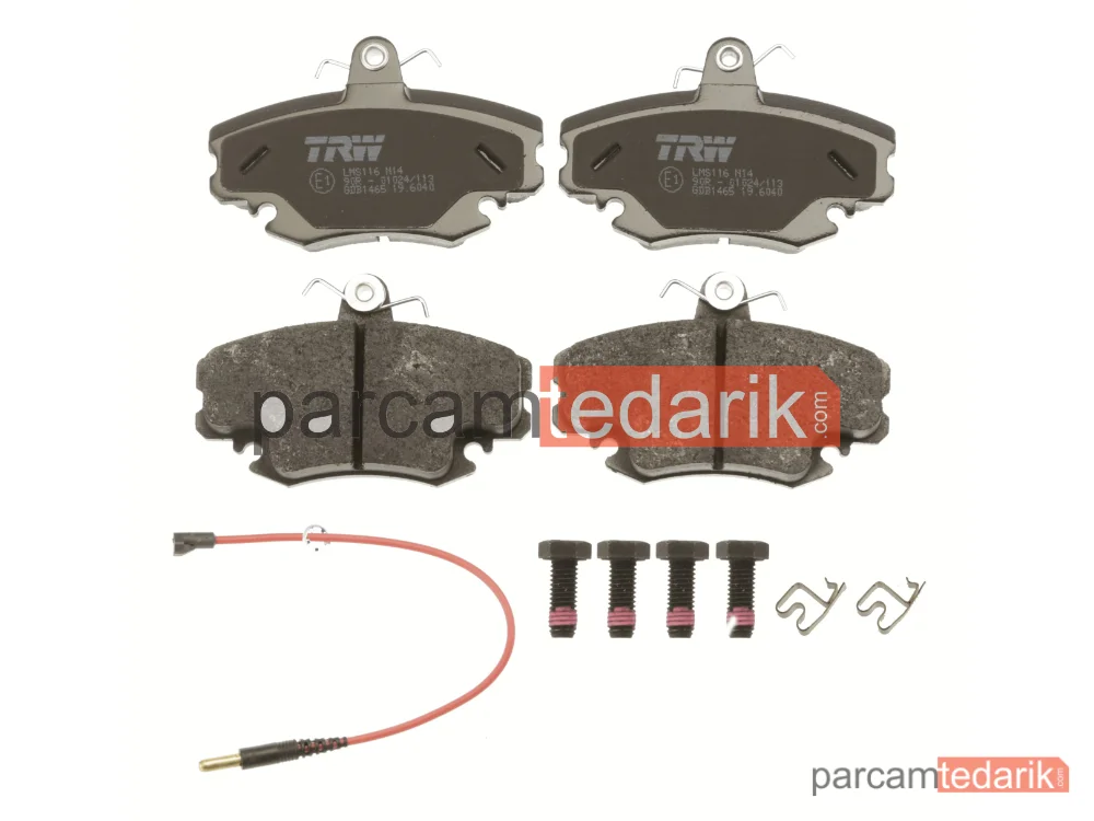 TRW GDB1465 | Disk Balata Ön Dacia Sandero Renault 19 I (B/C53_)