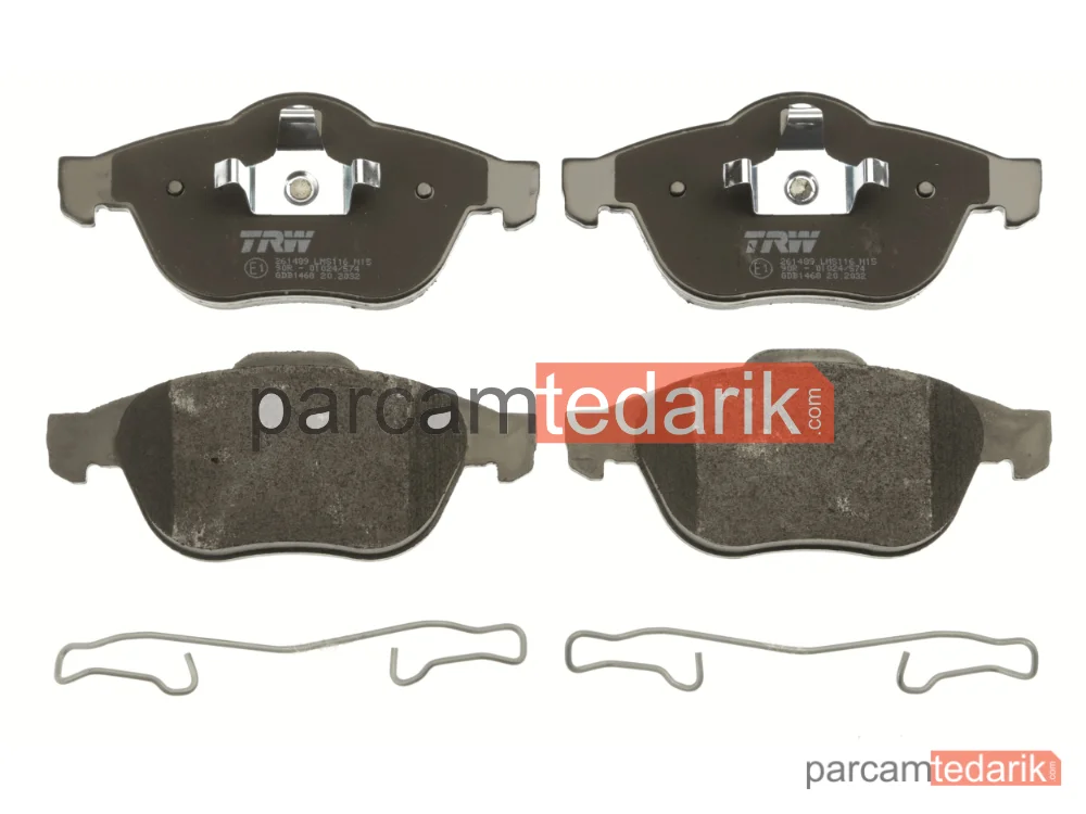 TRW GDB1468 | Fren Balatası — Renault Espace IV, Renault Laguna II, Renault Laguna II Grandtour
