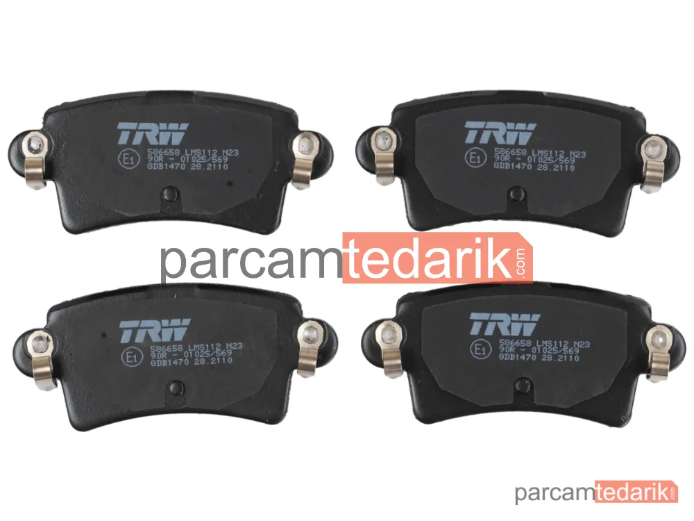 TRW GDB1470 | Fren Balatası Arka Master II Movano