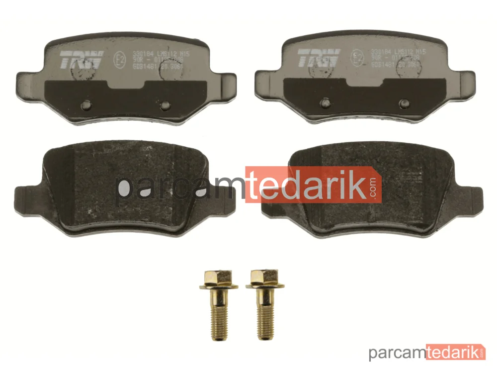 TRW GDB1481 | Fren Balatası Arka Mercedes-Benz A Serisi A 160 97-04, A 190 99-04, A 210 01-04, A 170 CDİ 01-04, A 160-180-200 CDİ 04-12