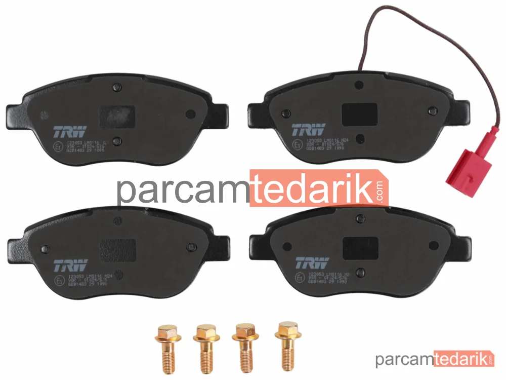 TRW GDB1483 | Fren Balatası — Abarth 500 / 595 / 695, Fiat Bravo II, Fiat Idea