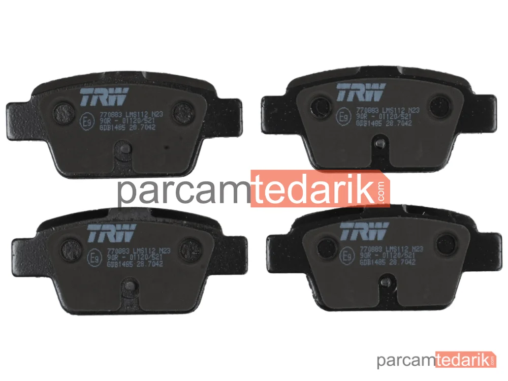 TRW GDB1485 | Fren Balatası Arka (Fiat Bravo Stilo)