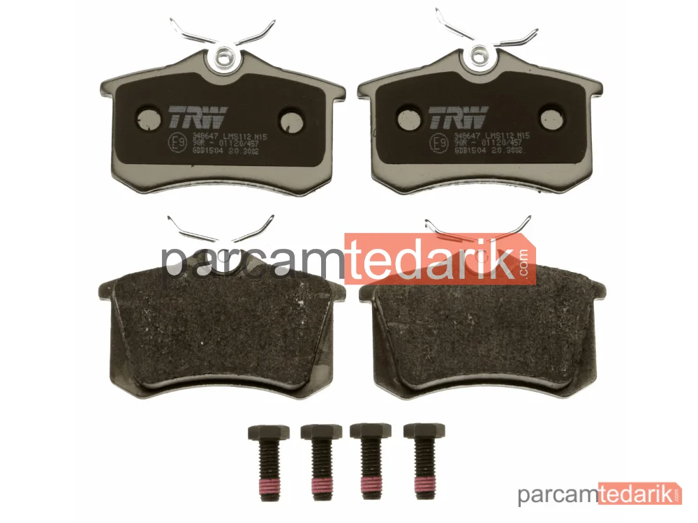 TRW GDB1504 | Fren Balatası Arka Audi A6 3.7 99-05, 3.7 Quattro 99-05, A8 2.8 96-02, 2.5 TDİ 97-02, 2.5 TDİ Quattro 97-00, Volkswagen Bora 2.0 4MOTİON 00-05, Sharan 2.8 VR6 96-00