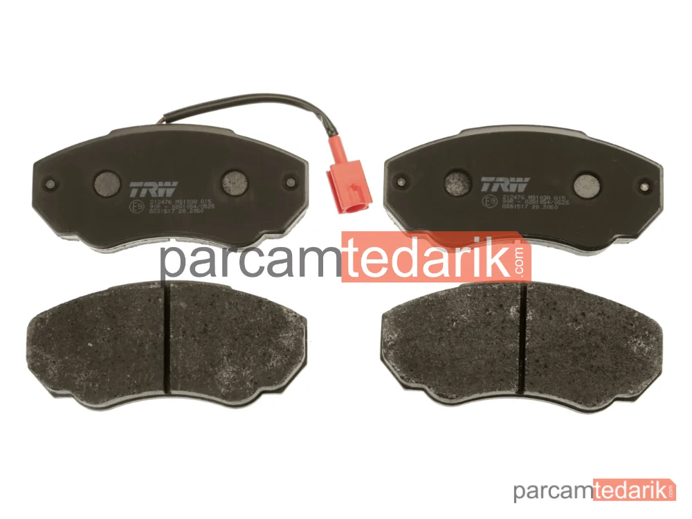 TRW GDB1517 | Fren Balatası Ön Fiat Ducato 2.0-2.8 JTD 02=>, 2.8 TDİ 97-02, Peugeot Boxer 2.0 İ 4X4 96-02, 1.9 TD 4X4 96-02, 2.5 TDİ 4X4 97-02, 2.8 HDİ 00-02, Citroen Jumper 2.2 HDİ 02=>