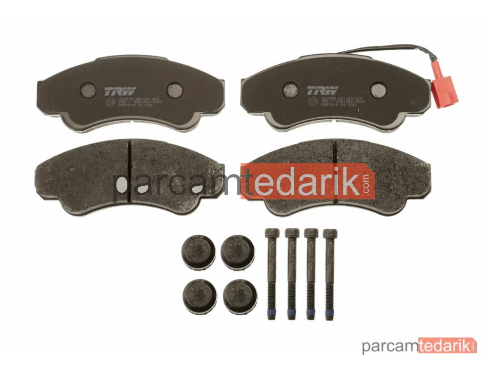 TRW GDB1518 | Fren Balatası Ön Fiat Ducato 2.0-2.8 JTD 02=>, 2.8 TDİ 97-02, Peugeot Boxer 2.0 İ 4X4 96-02, 1.9 TD 4X4 96-02, 2.5 TDİ 4X4 97-02, 2.8 HDİ 00-02, Citroen Jumper 2.2 HDİ 02=>
