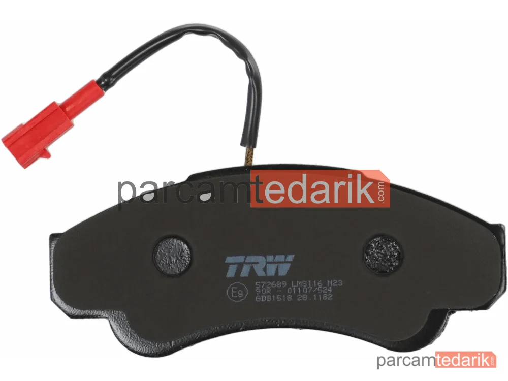 TRW GDB1518 | Fren Balatası Ön Fiat Ducato 2.0-2.8 JTD 02=>, 2.8 TDİ 97-02, Peugeot Boxer 2.0 İ 4X4 96-02, 1.9 TD 4X4 96-02, 2.5 TDİ 4X4 97-02, 2.8 HDİ 00-02, Citroen Jumper 2.2 HDİ 02=>