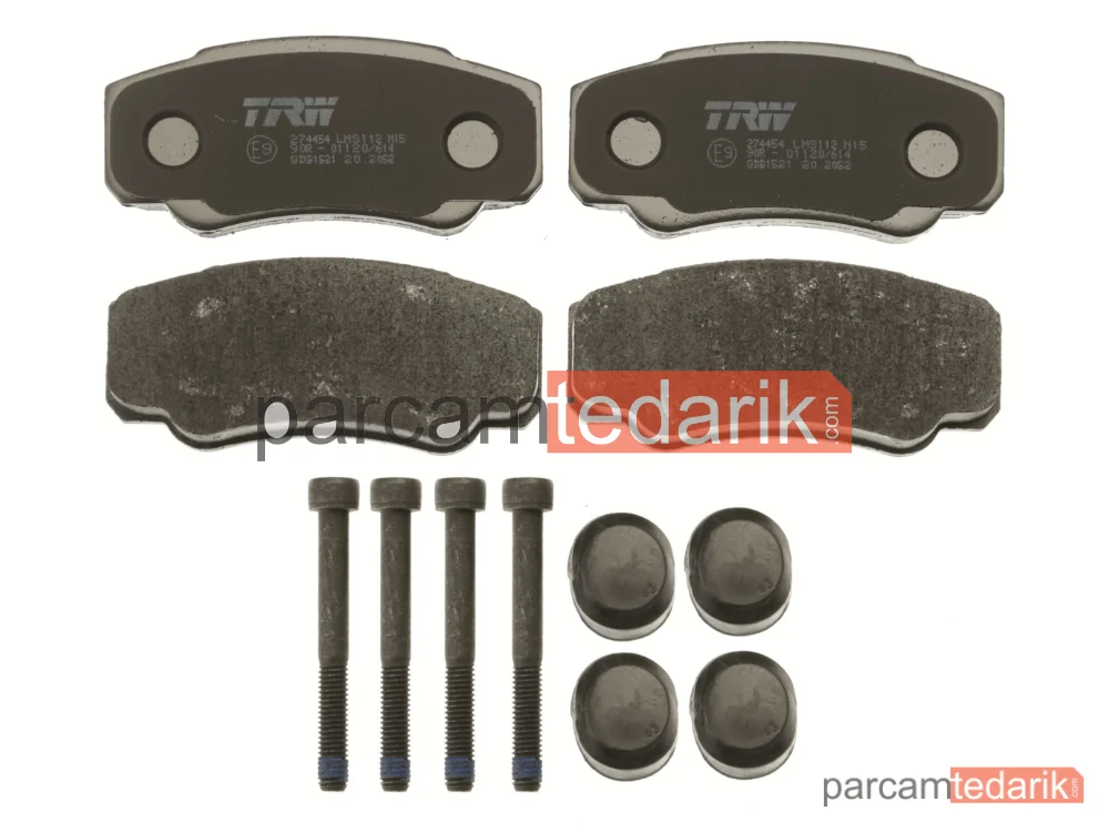 TRW GDB1521 | Fren Balatası Arka Fiat Ducato 2.0 JTD 01-02, 2.8 JTD 0-02, Citrroen Jumper 2.0-2.2-2.8 02=>, Peugeot 2.0-2.2-2.8 02=>