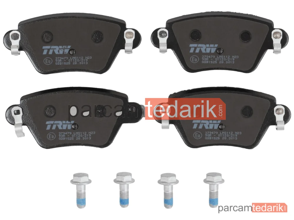 TRW GDB1525 | Fren Balatası Arka (Ford Mondeo 00-04) (Renault Kangoo 1.9 DCI-1.6 16V 01/)