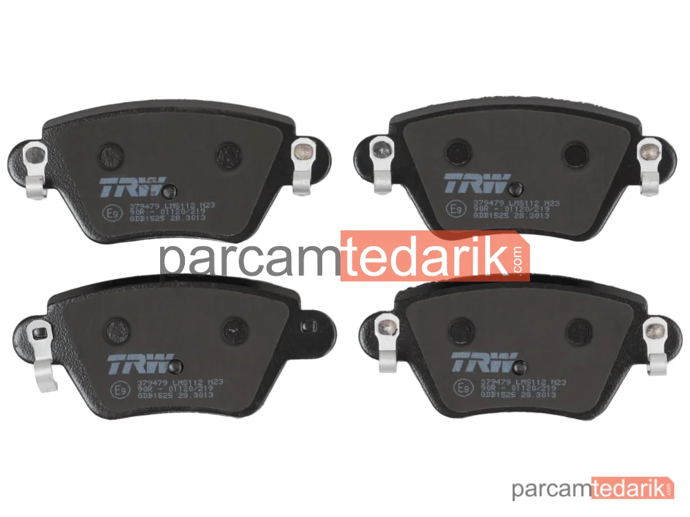 TRW GDB1525 | Fren Balatası Arka (Ford Mondeo 00-04) (Renault Kangoo 1.9 DCI-1.6 16V 01/)