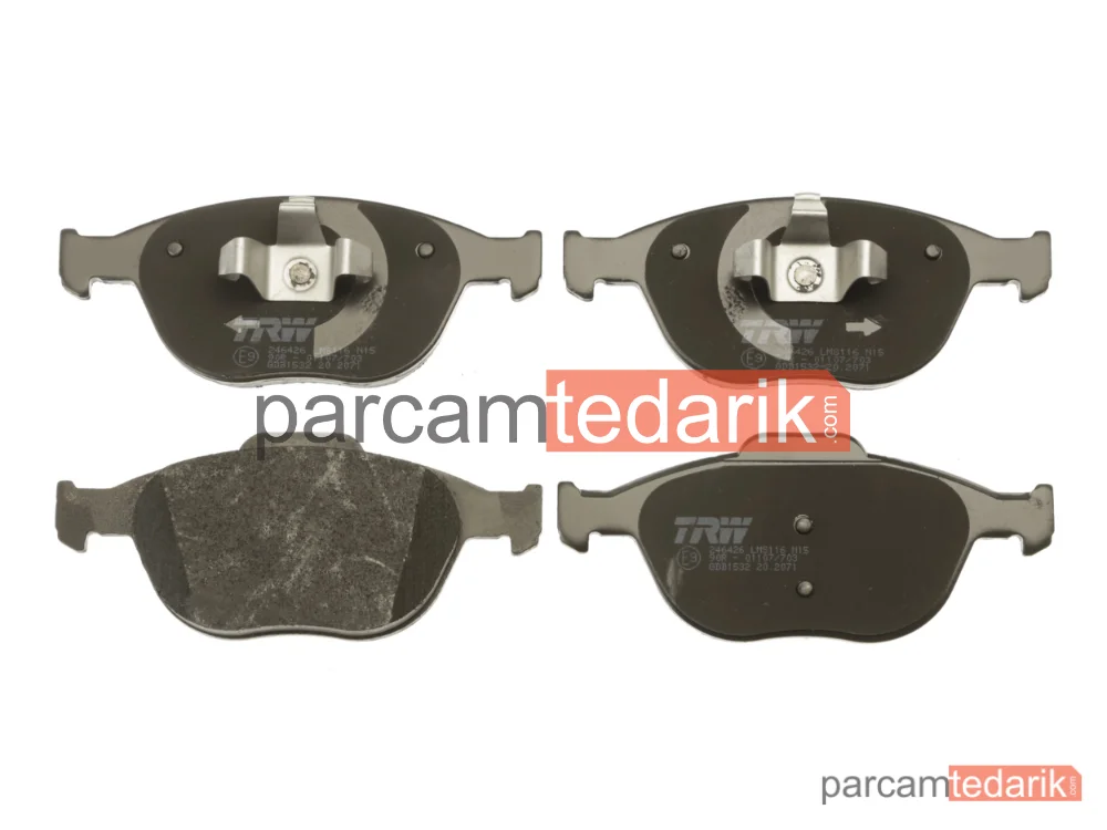 TRW GDB1532 | Fren Balatası — Ford Fiesta IV, Ford Tourneo Connect, Ford Transit Connect