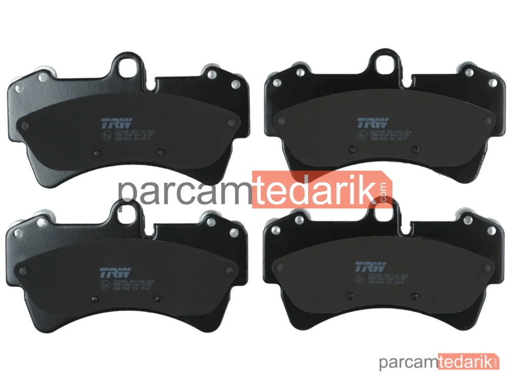 TRW GDB1548 | Fren Balatası Ön Volkswagen Touareg 3.6 V6 FSİ 05-10, 4.2 V8 02-06, 4.2 V8 FSİ 06-10, 5.0 V10 TDİ 02-10, 5.0 R50 TDİ 07-10, Audi Q7 3.0 TDİ Quattr 06-15, Porsche Cayenne 3.2 03-07, 3.6 07-10, S 4.5 02-07, T 4.5 02-07, S 4.8 07-10