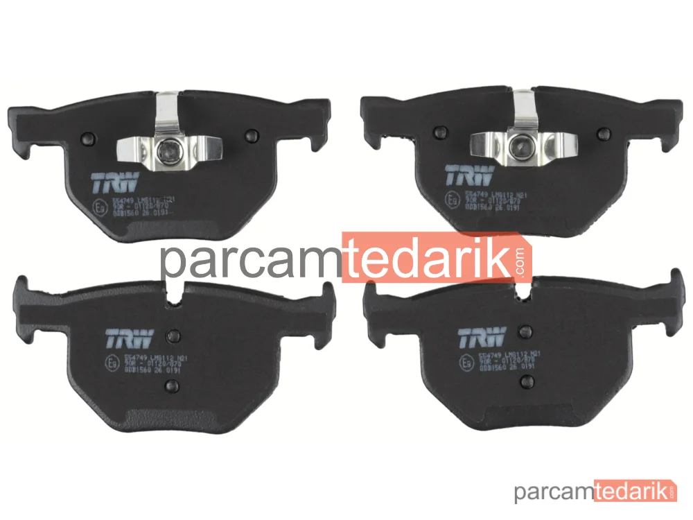 TRW GDB1560 | Fren Balatası BMW E60-E61-E63 Arka 520/525/530