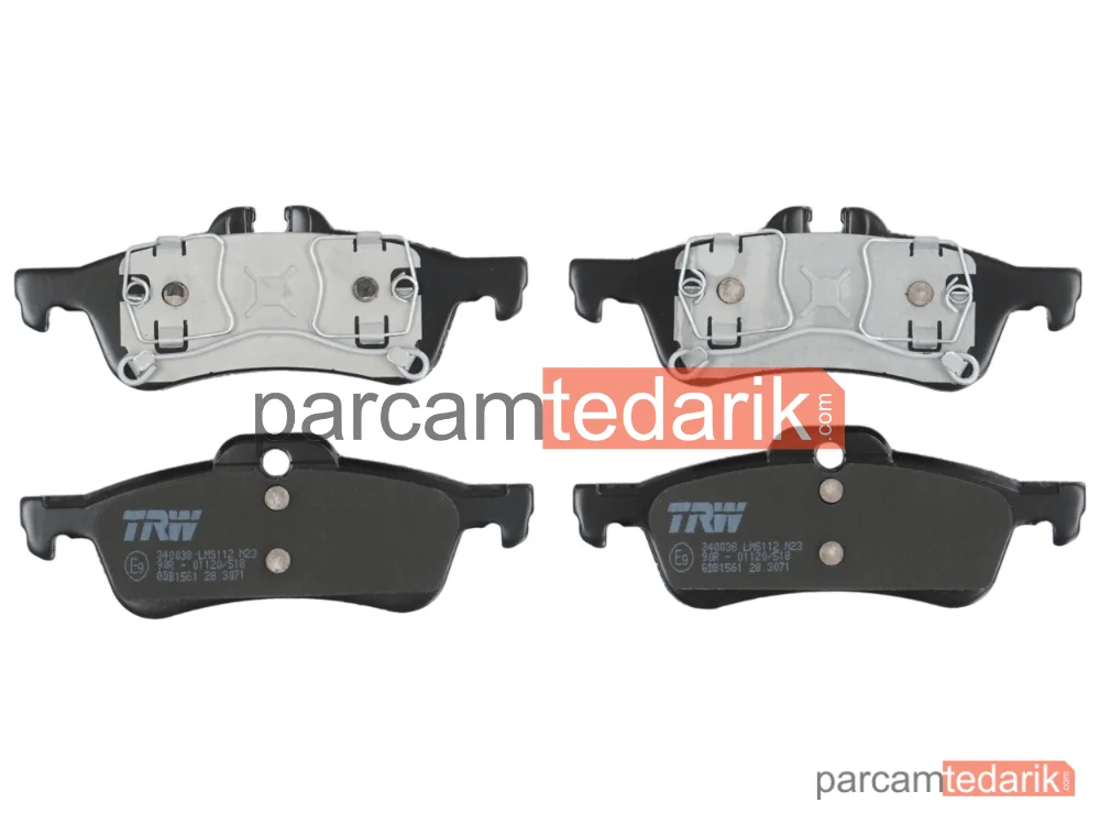 TRW GDB1561 | Fren Balatası Arka Mini Mini Cooper 01-06, Mini Cabrio Cooper 04-08