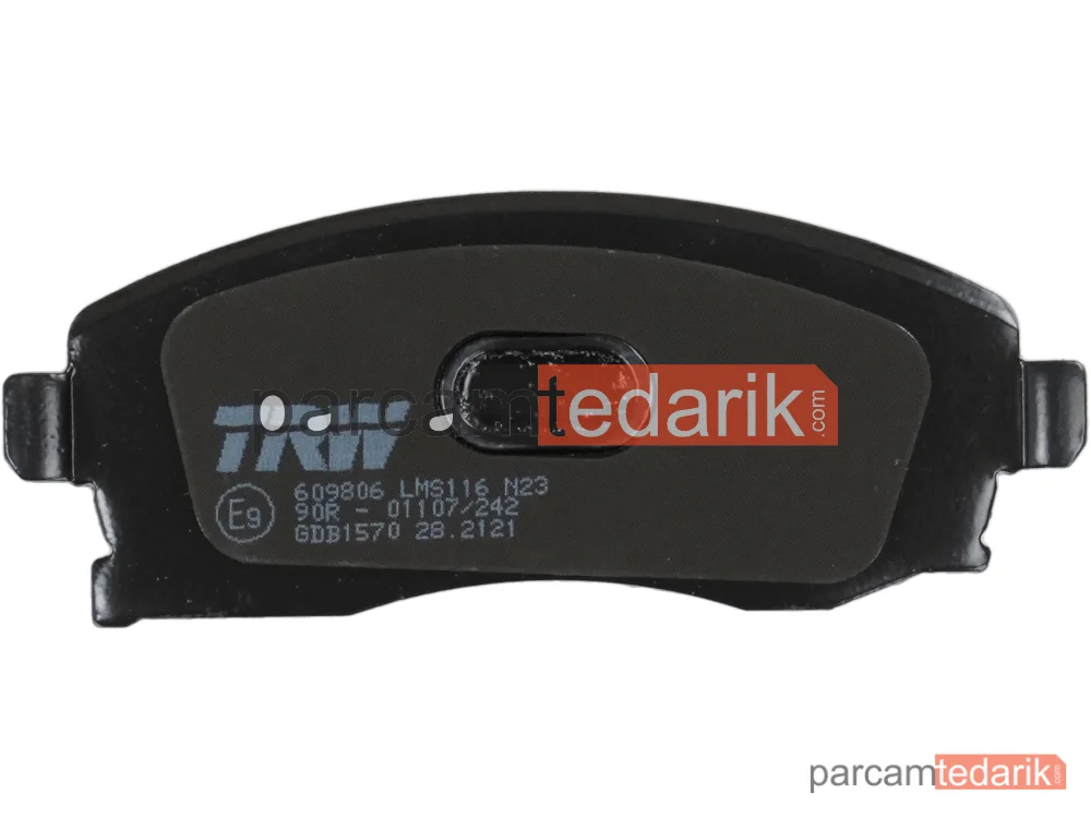 TRW GDB1570 | Fren Balatası Ön Opel Corsa C 1.0-1.2-1.4-1.8 00-09, 1.3 CDTİ 03-09, 1.7 Dİ 00-09, 1.7 DTİ 00-09, Combo TOUR 1.4 04-11, 1.6 01-06, 1.3 CDTİ 16V 04-11, 1.7 Dİ 16V 01-04, 1.7 DTİ 16V 01-04