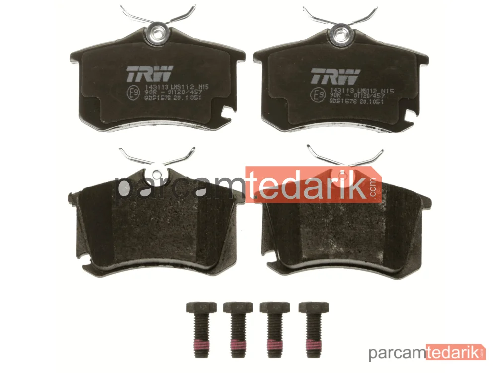 TRW GDB1578 | Fren Balatası Arka Volkswagen Golf V 04-09, Audi A2 1.6 FSİ 02-05