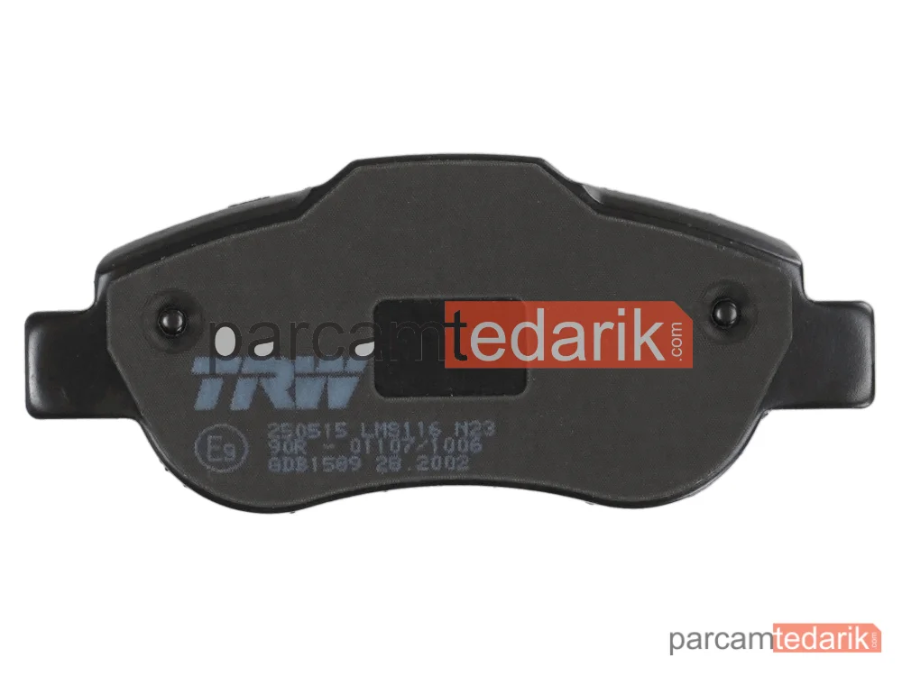 TRW GDB1589 | Fren Balatası Ön Fiat Panda 1.2 4X4 04=>, 1.3 D Multijet 03=>, 1.3 D Multijet 4X4 04-06