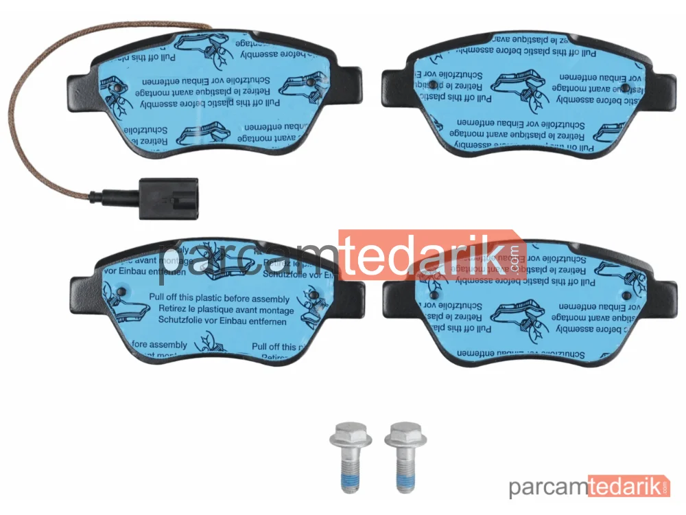 TRW GDB1590 | Fren Balatası Ön Fiat Idea 1.2-1.4 16V 04=>, 1.4 03=>, 1.3 D Multijet 04=>, 1.4 LPG 04=>
