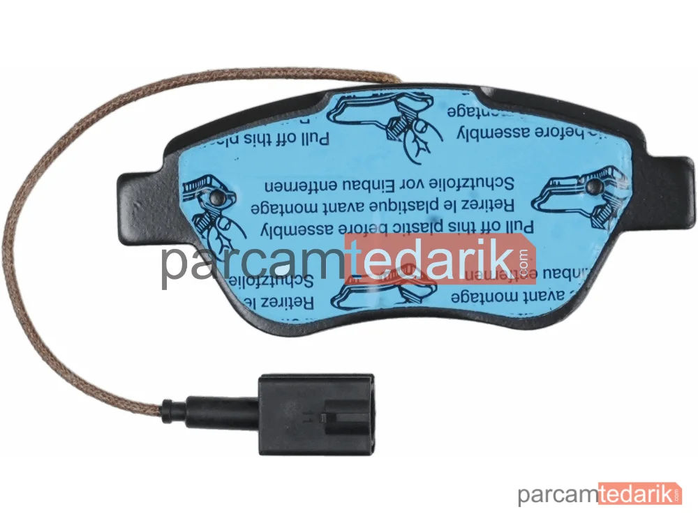 TRW GDB1590 | Fren Balatası Ön Fiat Idea 1.2-1.4 16V 04=>, 1.4 03=>, 1.3 D Multijet 04=>, 1.4 LPG 04=>