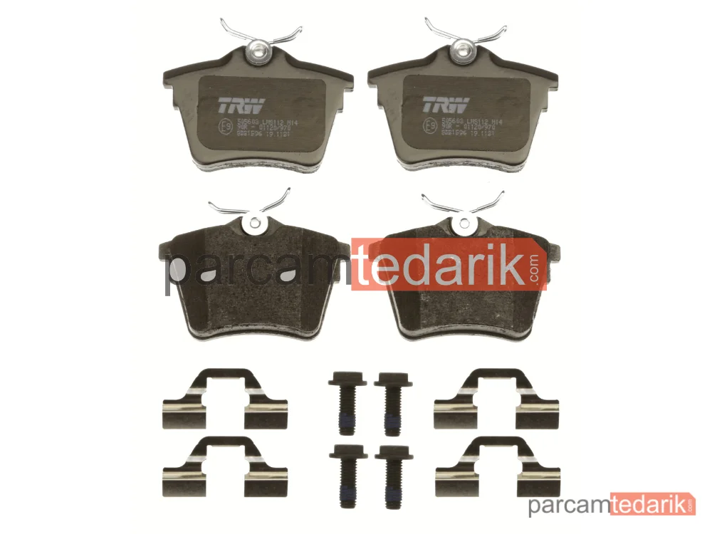 TRW GDB1596 | Fren Balatası Arka Peugeot 407 1.8-2.0 04-05, 1.8-2.0 16V 05-10, 1.6-2.0 HDİ 04-10, 2.2 04-06, 3.0 04-10, 2.2 16V 05-10, 2.0 HDİ 09-10, 2.7 HDİ 05-10