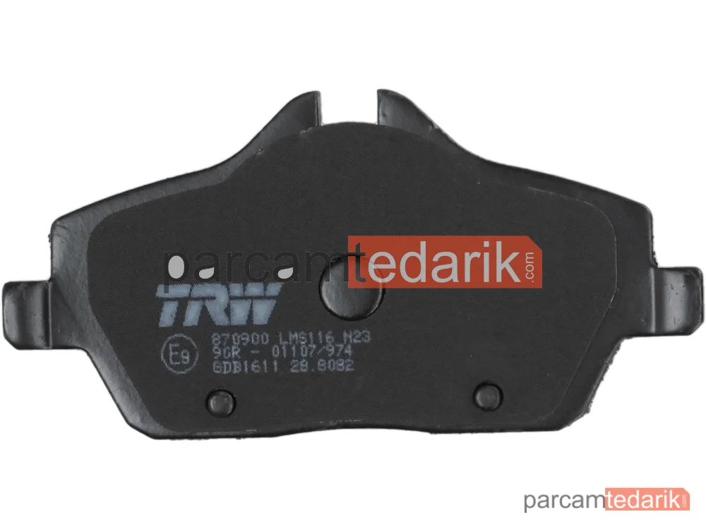 TRW GDB1611 | Fren Balatası Ön BMW 1 116 İ 04-11, 118 D 04-07, 120 İ 04-07