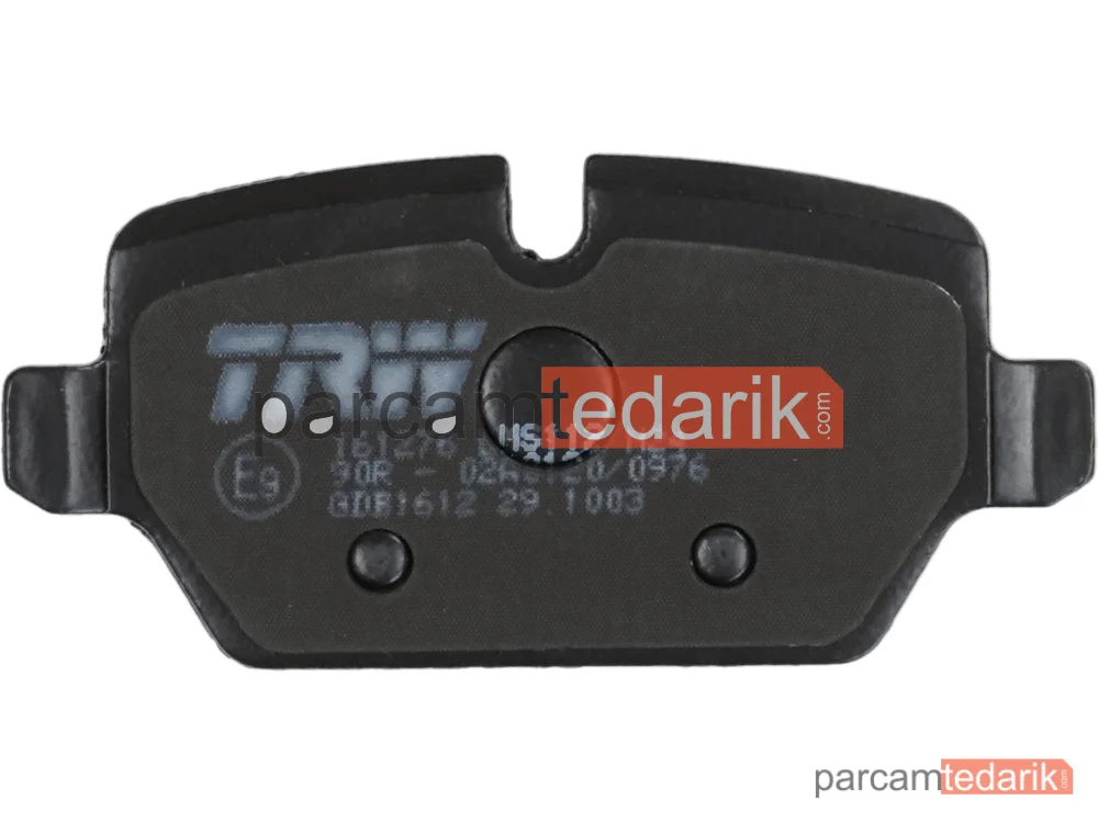 TRW GDB1612 | Fren Balatası Arka BMW 1 116 İ 04-11, 118 D 04-07, 120 İ 04-07