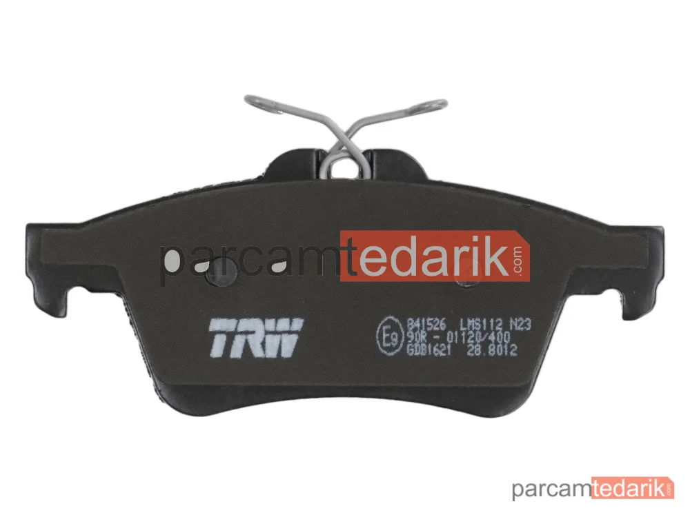 TRW GDB1621 | Arka Fren Disk Balata (Ford Focus CMAX 04-15) (MAZDA-3 03//OPEL Vectra C/Focus II 1.4-1.6 04/ /Peugeot 508 10/)