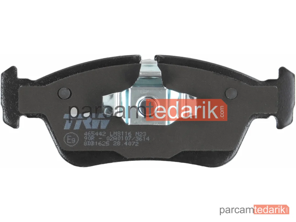 TRW GDB1625 | Fren Balatası Ön BMW 1 116 İ 04-11, 118 D 04-07, 120 İ 04-07, 120 D 04-11