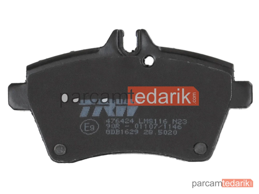 TRW GDB1629 | Fren Balatası Ön Mercedes-Benz A Serisi A 150 04-12, A 160 09-12, A 160 CDİ 04-12