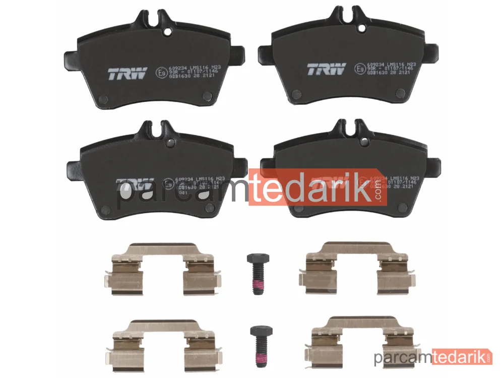 TRW GDB1630 | Fren Balatası Ön Mercedes W169-W245 / 150-160/180/170Cdi