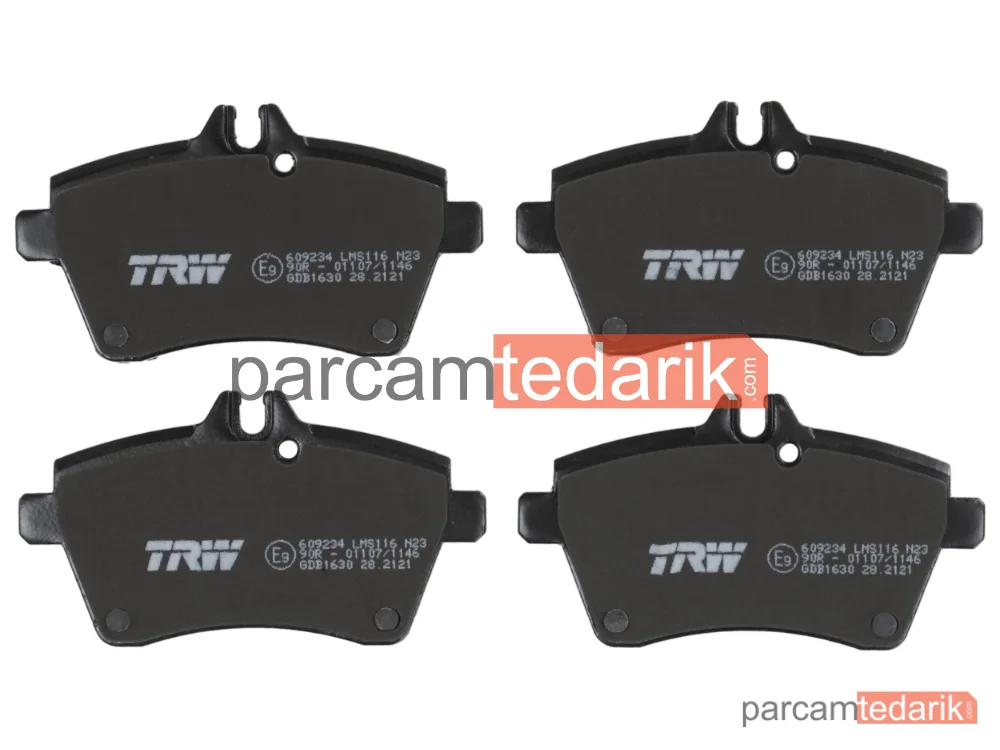 TRW GDB1630 | Fren Balatası Ön Mercedes W169-W245 / 150-160/180/170Cdi