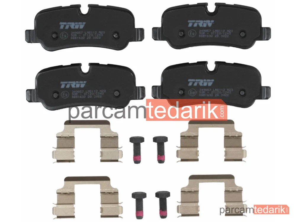 TRW GDB1632 | Fren Balatası Arka Land Rover Range Rover III 4.2 4X4 05-12, 4.4 4X4 02-12