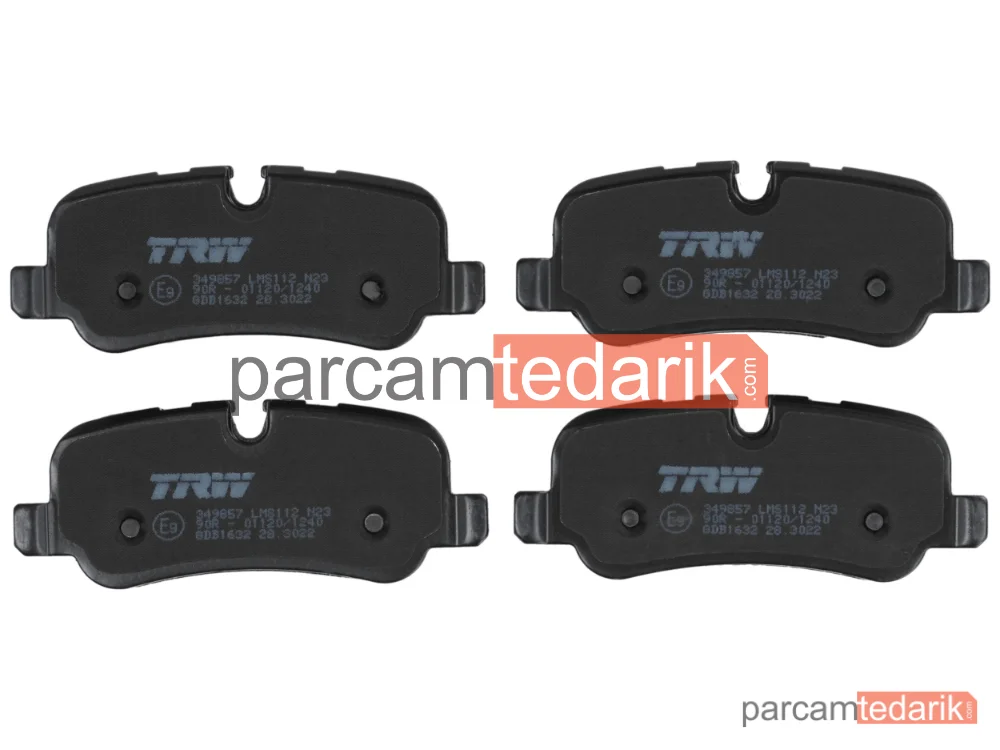 TRW GDB1632 | Fren Balatası Arka Land Rover Range Rover III 4.2 4X4 05-12, 4.4 4X4 02-12