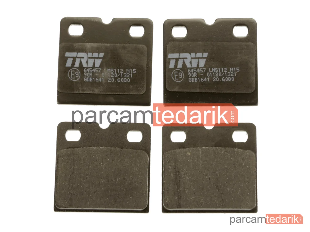 TRW GDB1641 | Fren Balatası Arka Jaguar S-TYPE 2.5 V6 02-07, 4.2 V8 02-07, 2.7 D 04-07