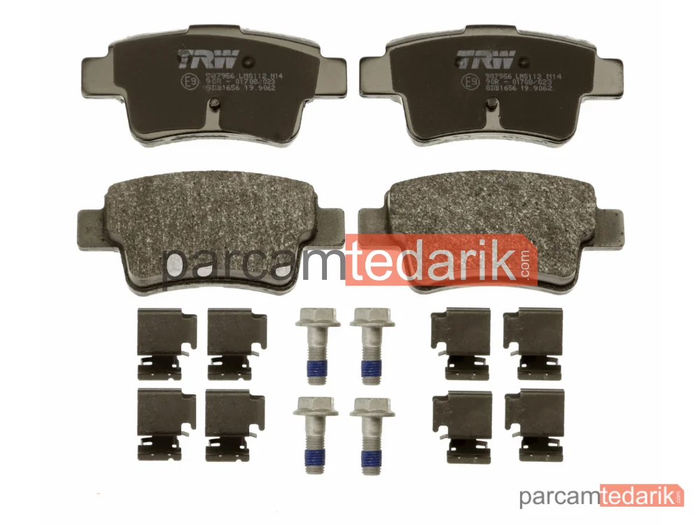 TRW GDB1656 | Fren Balatası Arka Fiat Grande Punto 1.9 D Multijet 05=>, 1.6 D Multijet 08=>, 1.4 T-JET 07=>